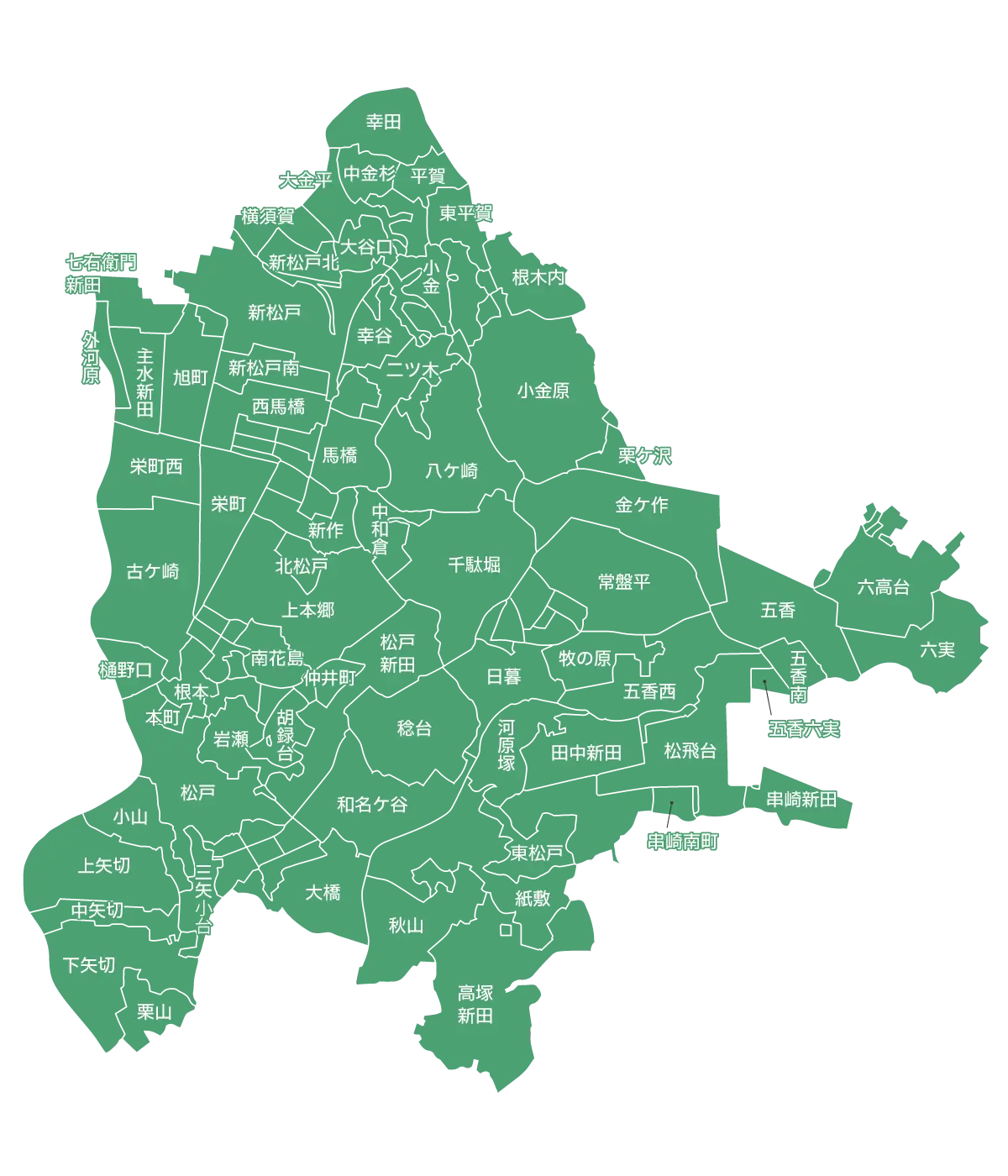 対応エリア松戸市
